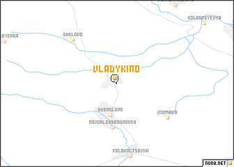 map of Vladykino