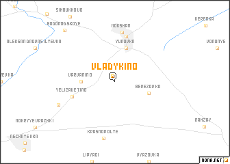 map of Vladykino