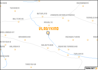 map of Vladykino