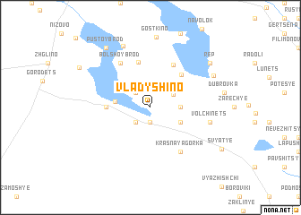 map of Vladyshino