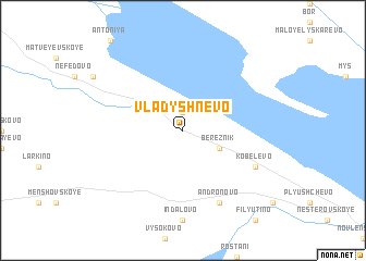 map of Vladyshnevo