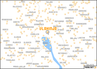 map of Vlahinja