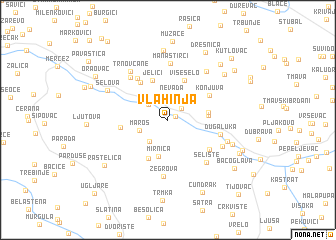 map of Vlahinja