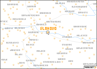 map of Vlahovo