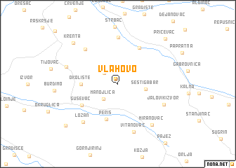 map of Vlahovo