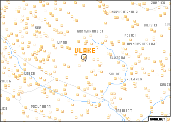 map of Vlake