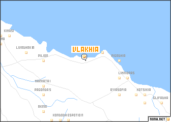 map of Vlakhiá