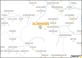 map of Vlákhikos