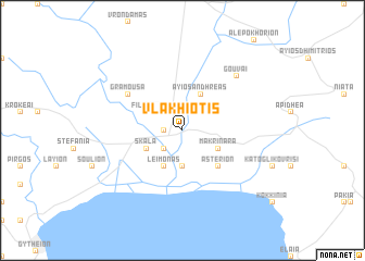 map of Vlakhiótis