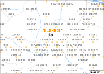 map of Vlákhoi