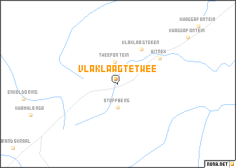 map of Vlaklaagte Twee