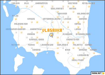 map of Vlasaíika