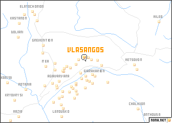 map of Vlasángos