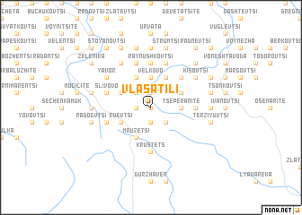 map of Vlasatili