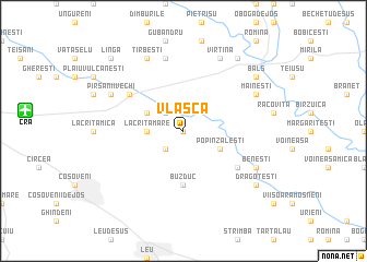 map of Vlaşca