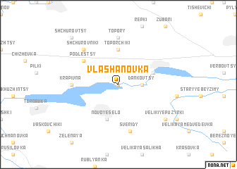 map of Vlashanovka