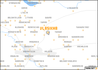 map of Vlasikha