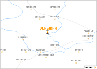 map of Vlasikha