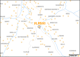 map of Vlasiki