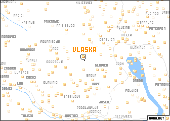 map of Vlaška