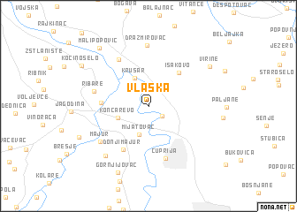 map of Vlaška