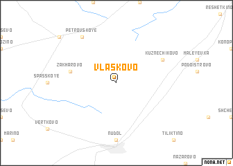 map of Vlaskovo