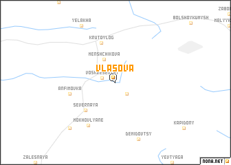 map of Vlasova