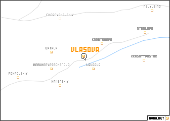 map of Vlasova