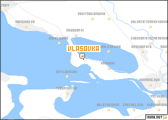 map of Vlasovka