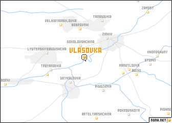 map of Vlasovka