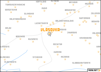 map of Vlasovka