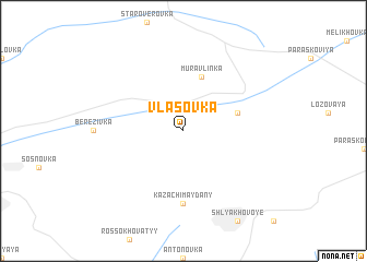 map of Vlasovka