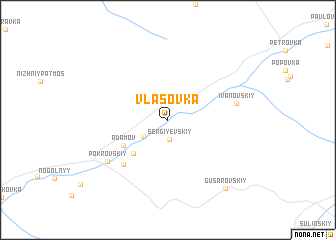 map of Vlasovka