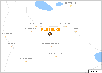 map of Vlasovka