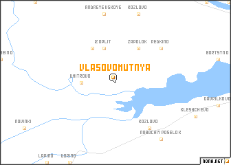 map of Vlasovo-Mutnya