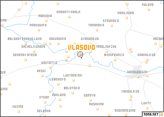 map of Vlasovo