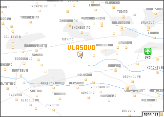 map of Vlasovo