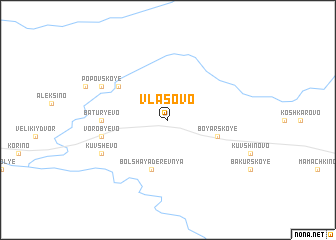 map of Vlasovo