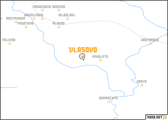 map of Vlasovo