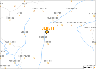 map of Vlásti