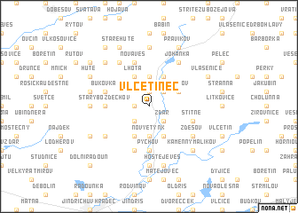 map of Vlčetinec