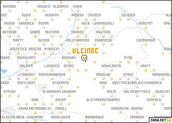 map of Vlčinec