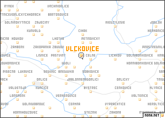 map of Vlčkovice