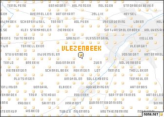 map of Vlezenbeek