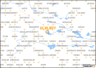 map of Vlhlavy