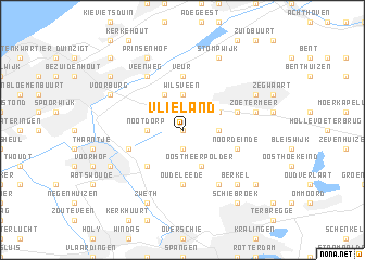 map of Vlieland