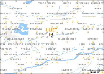 map of Vliet