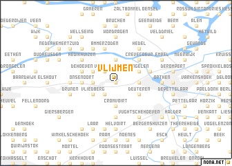 map of Vlijmen