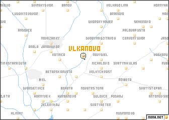 map of Vlkanovo