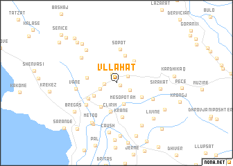 map of Vllahat